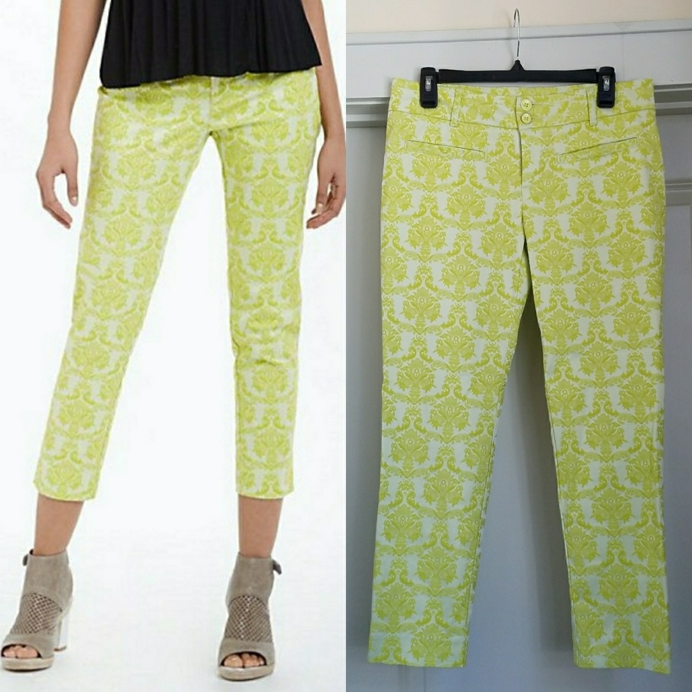 Anthropologie Cartonnier Jacquard Pants,8